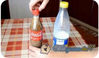 Кока-кола и молоко. Эксперимент.